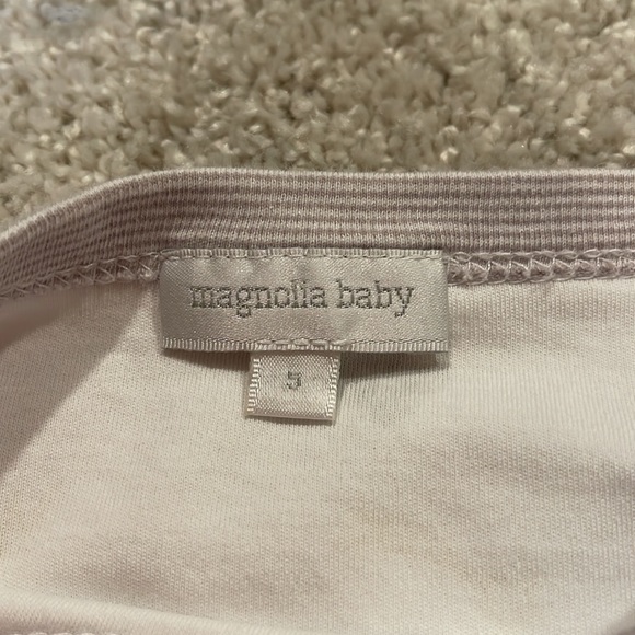 Magnolia Baby Pima cotton space pajamas, fits like size 4 - Picture 4 of 4